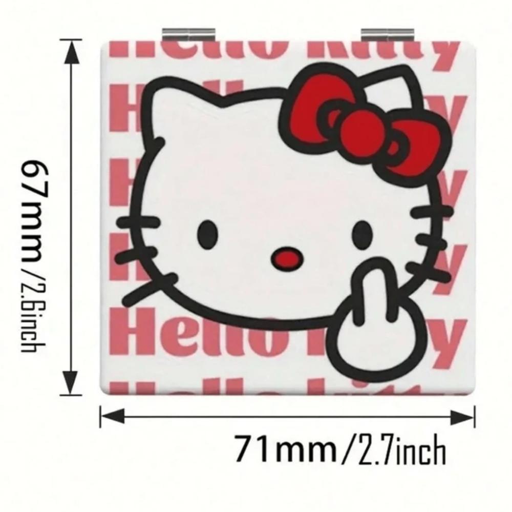 3 For $13❤️Hello Kitty Compact Mirror NIP - Picture 3 of 4